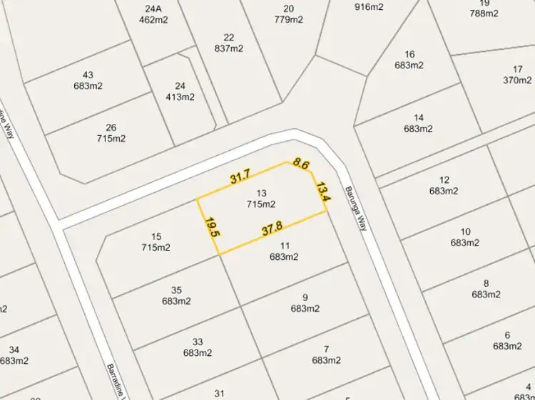 Main view of Homely land listing, Lot 12, 13 Barunga Way, Craigie WA 6025