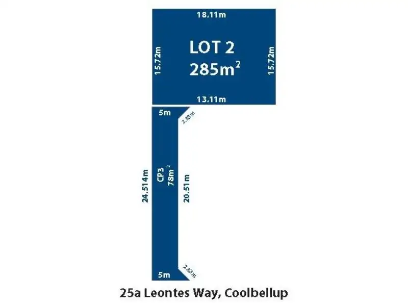 Main view of Homely land listing, 25A Leontes Way, Coolbellup WA 6163