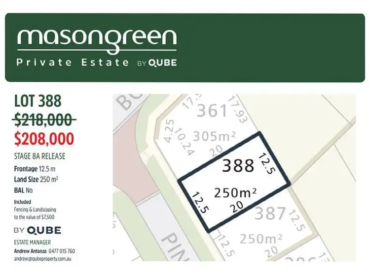 Main view of Homely land listing, Lot 388, Pindalup Street, Piara Waters WA 6112