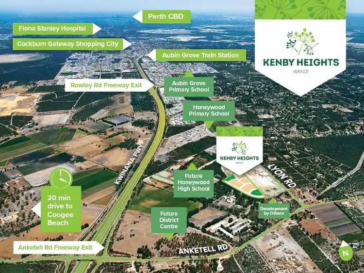 Third view of Homely land listing, Lot 1447, 7 Foxtail Grove, Wandi WA 6167