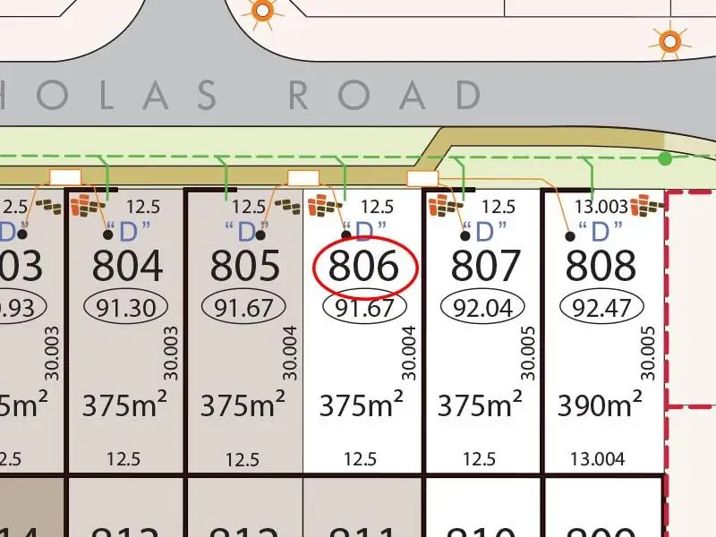 Main view of Homely land listing, Lot 806 Nicholas Road, Hocking WA 6065