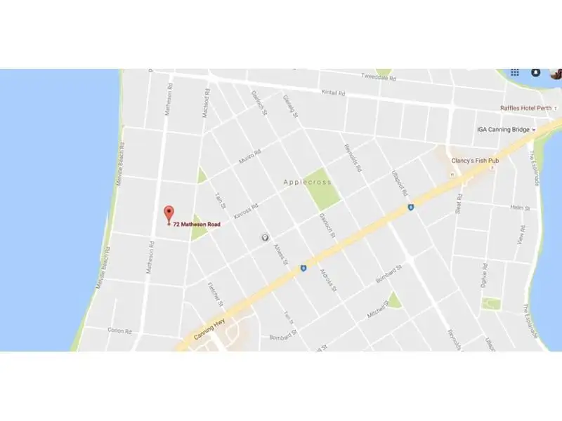 Main view of Homely land listing, 72C Matheson Road, Applecross WA 6153