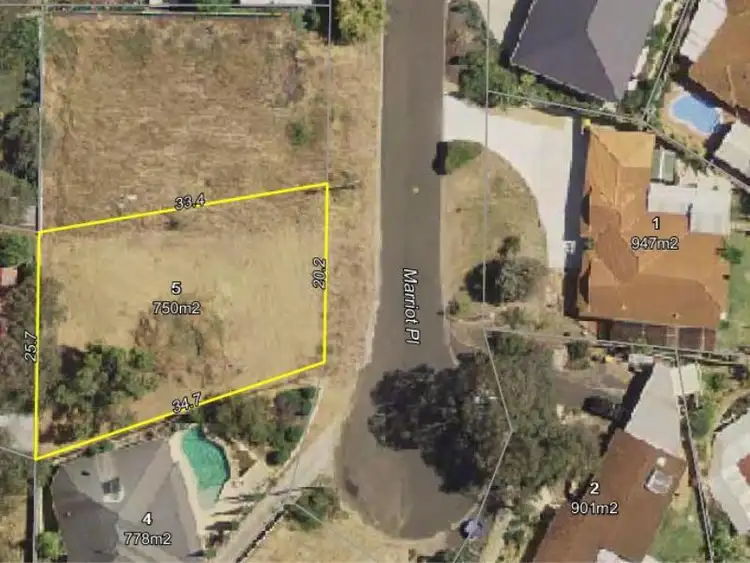 Third view of Homely land listing, 5 Marriot Place, Australind WA 6233