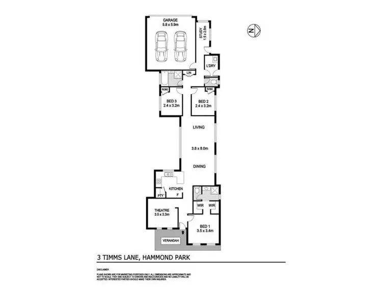 Fourth view of Homely house listing, 3 Timms Lane, Hammond Park WA 6164