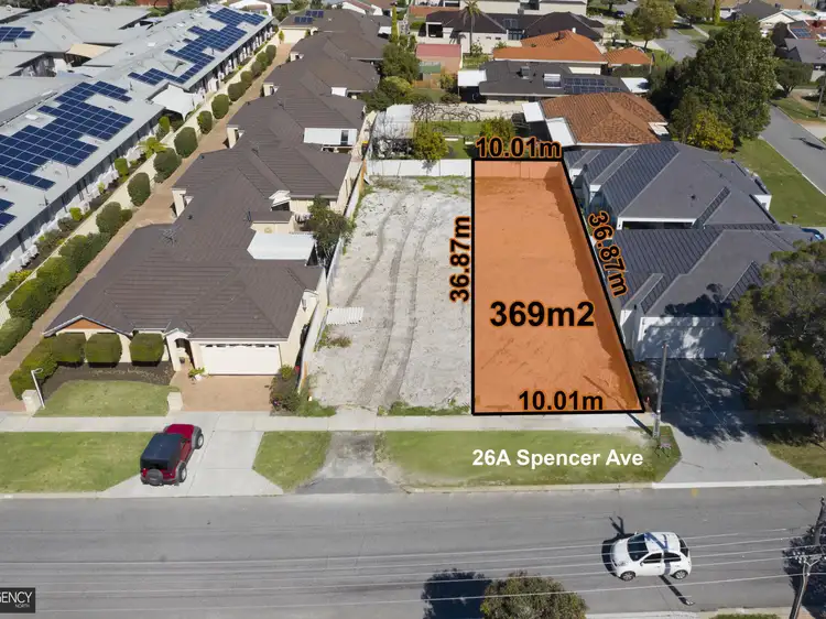 Second view of Homely land listing, 26A Spencer Avenue, Yokine WA 6060