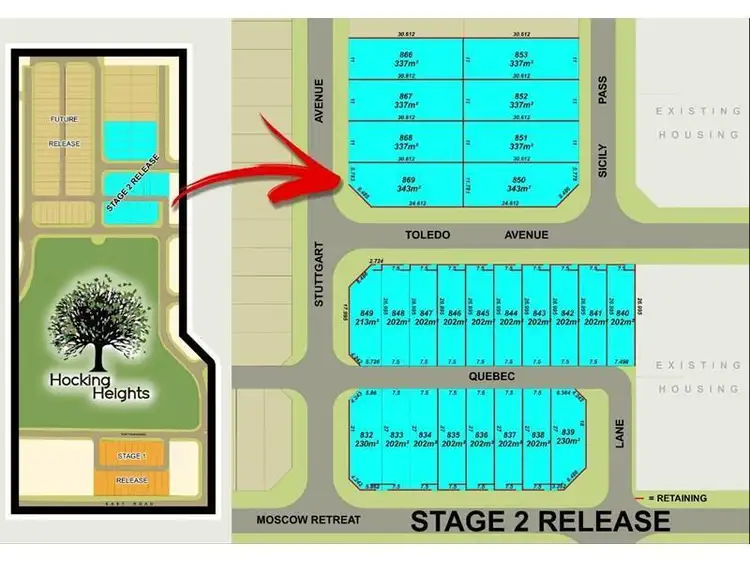 Third view of Homely land listing, Lot 843, Toledo Drive, Hocking WA 6065