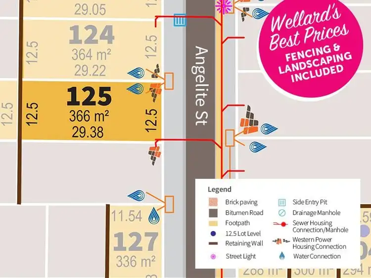 Second view of Homely land listing, Lot 125, 18 Angelite Street, Wellard WA 6170