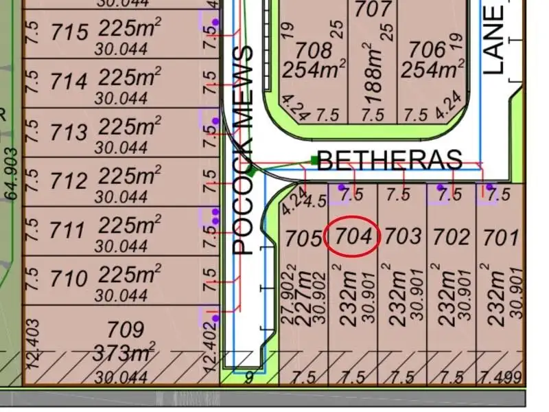 Main view of Homely land listing, Lot 704, Betheras Lane, Hilbert WA 6112