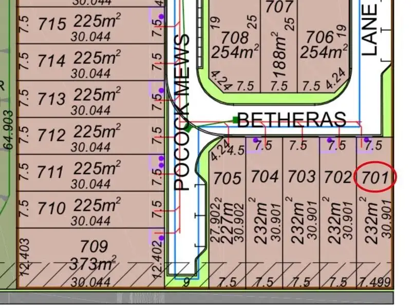 Main view of Homely land listing, Lot 701, Betheras Lane, Hilbert WA 6112