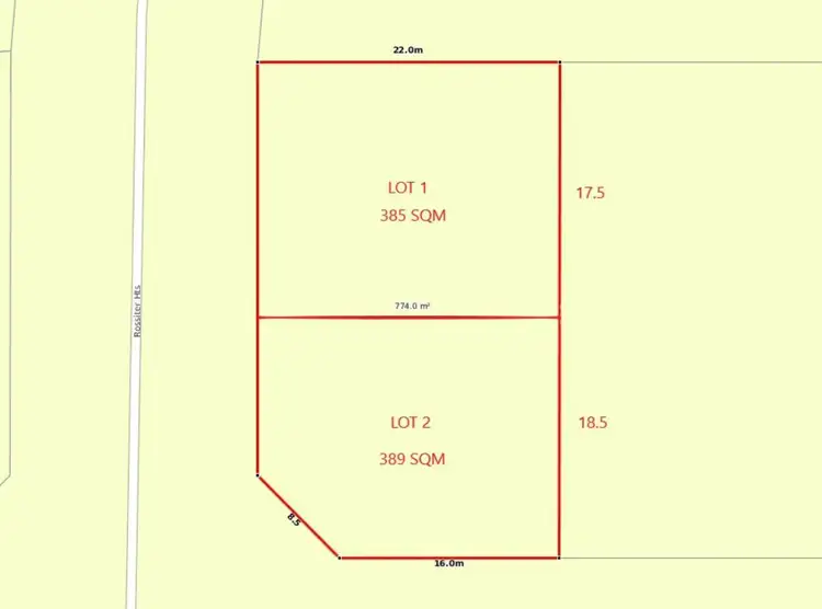 Main view of Homely land listing, Lot 1 & 2, Rossiter Heights, Hillarys WA 6025
