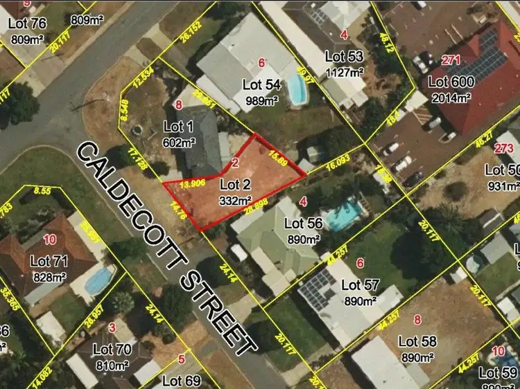 Main view of Homely land listing, 2 Caldecott Street, Thornlie WA 6108