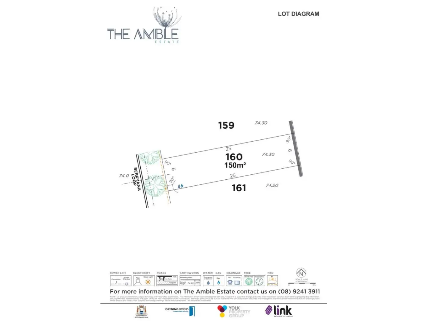 Main view of Homely land listing, Lot 160 Berryana Loop, Girrawheen WA 6064