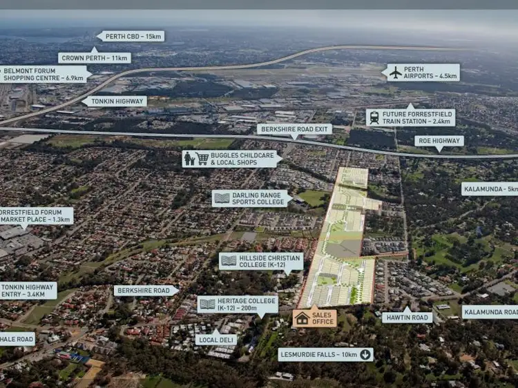 Second view of Homely land listing, LOT 504 Blossom View, Forrestfield WA 6058