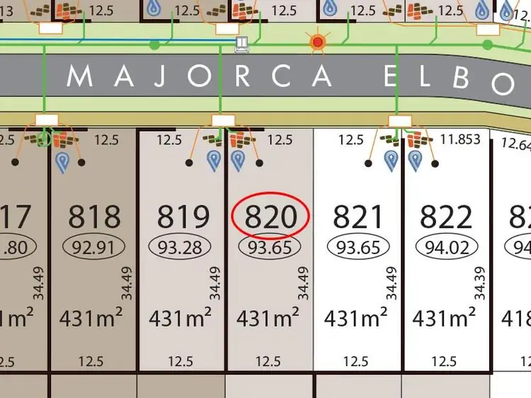 Main view of Homely land listing, Lot 820 Majorca Elbow, Hocking WA 6065