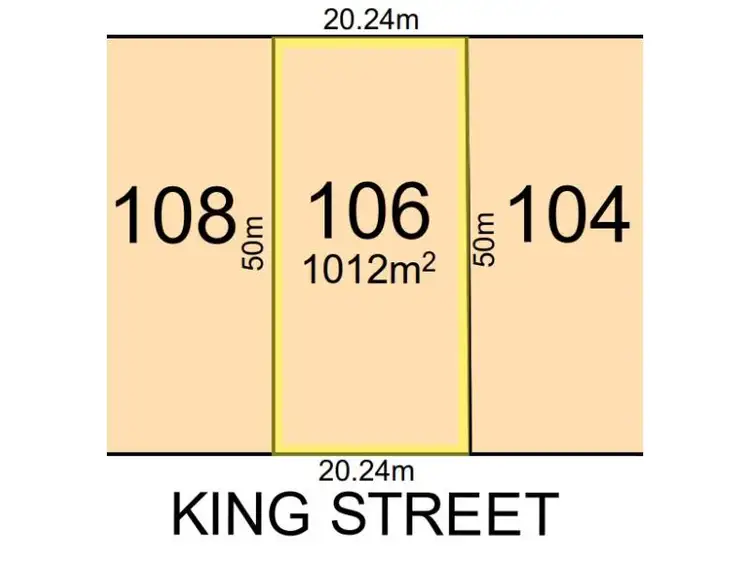 Main view of Homely land listing, 106 King Street, Coolgardie WA 6429