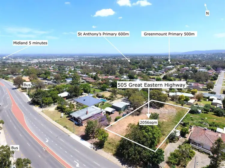 Main view of Homely land listing, 505 Great Eastern Highway, Greenmount WA 6056