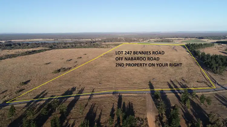 Main view of Homely rural property listing, Lot 247, Bennies Road, Cowalla WA 6503