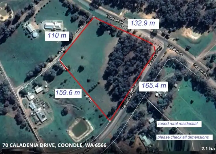 Second view of Homely land listing, 70 Caladenia Drive, Coondle WA 6566