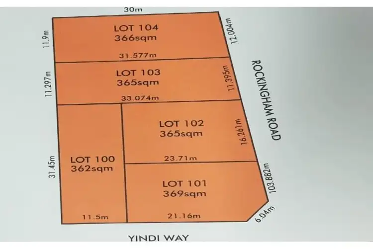 Main view of Homely land listing, Lot 103, Rockingham Road Cnr Yindi Way, Lake Coogee WA 6166