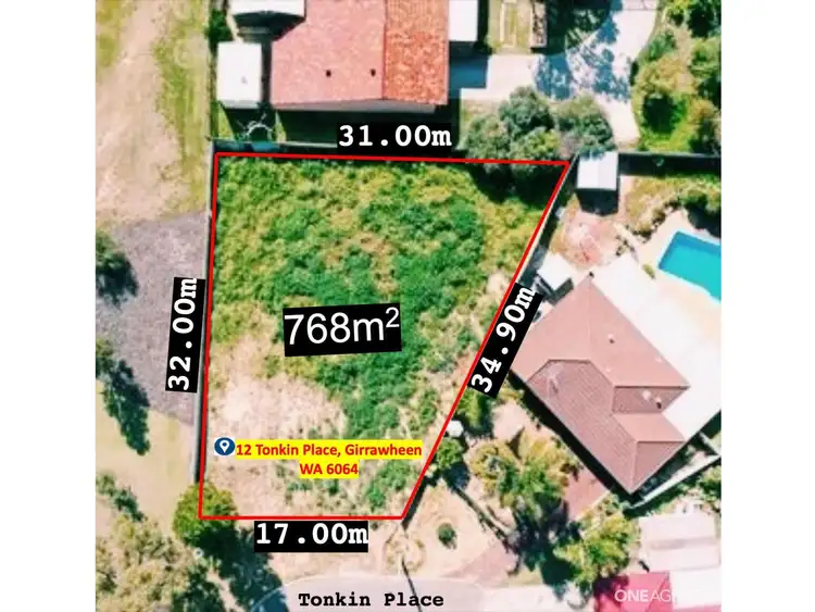 Main view of Homely land listing, 12 Tonkin Place, Girrawheen WA 6064