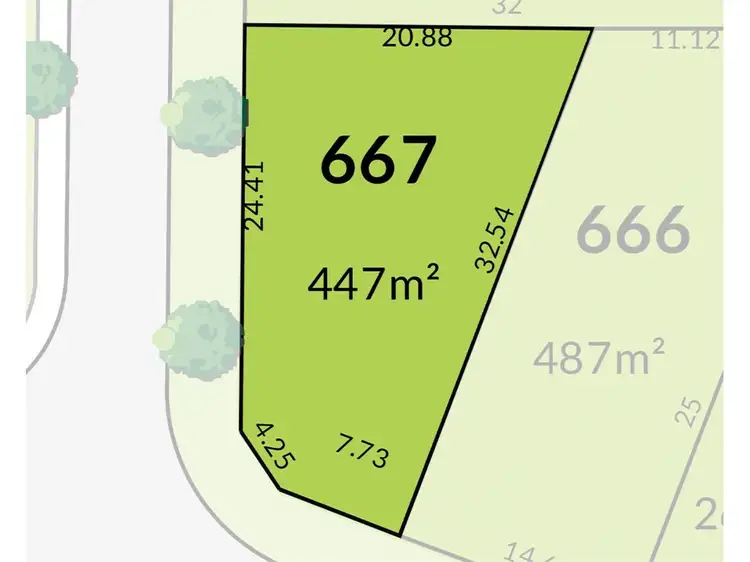 Main view of Homely land listing, Lot 667, Everwell Way, Treeby WA 6164