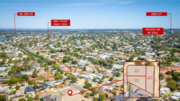 Third view of Homely land listing, 8A Gibson Street, Mount Pleasant WA 6153