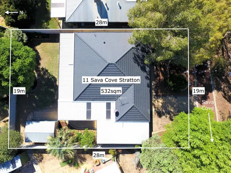 Second view of Homely house listing, 11 Sava Cove, Stratton WA 6056