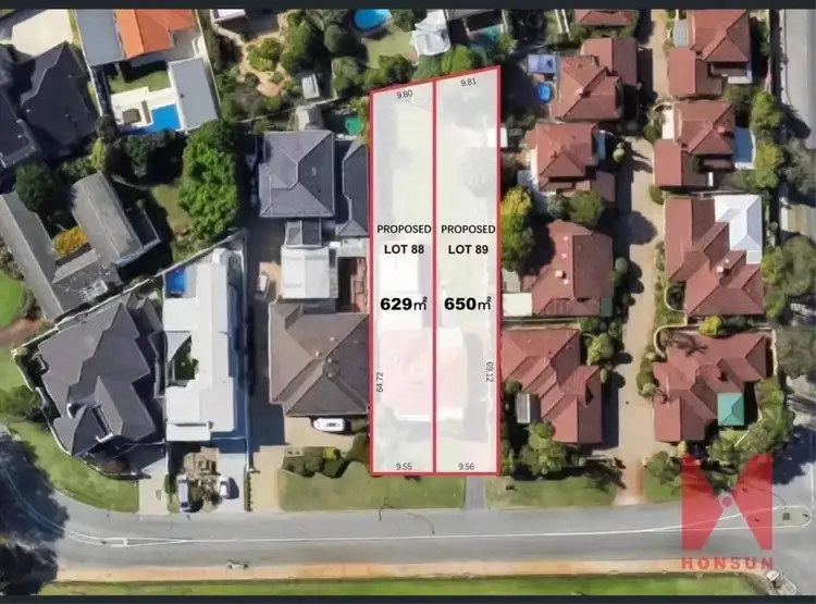 Second view of Homely land listing, Lot 88, 63 Dunkley Avenue, Applecross WA 6153