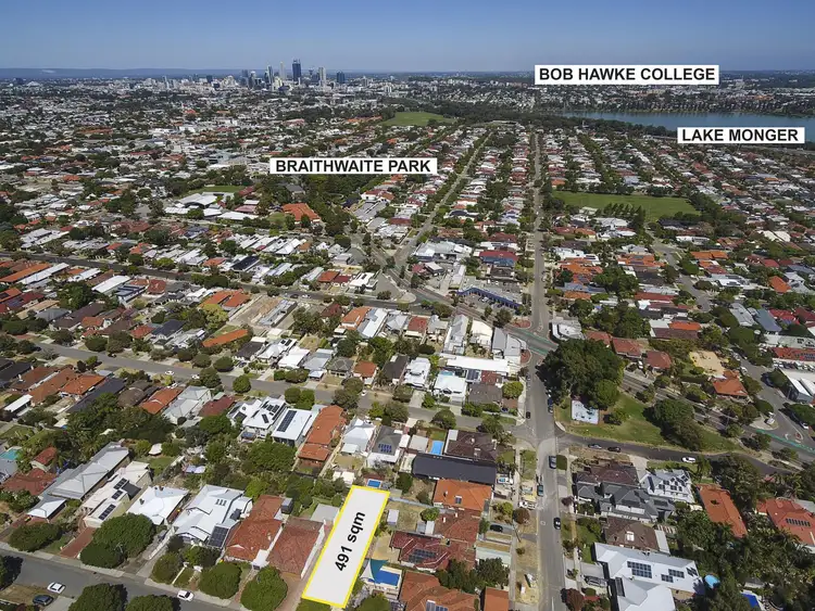 Third view of Homely land listing, 49 Bondi Street, Mount Hawthorn WA 6016