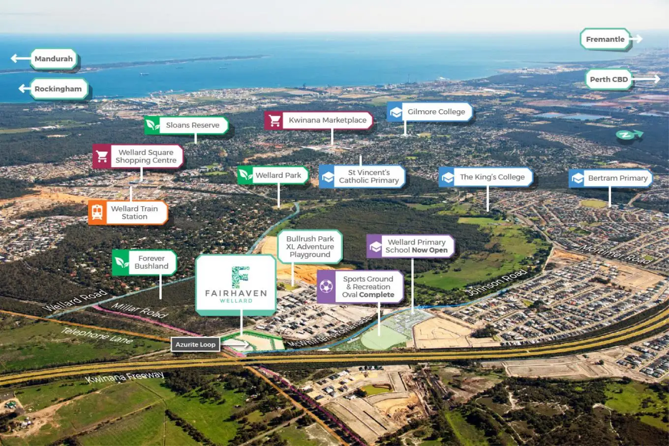 Main view of Homely land listing, Lot 11, 11 Azurite Loop, Wellard WA 6170