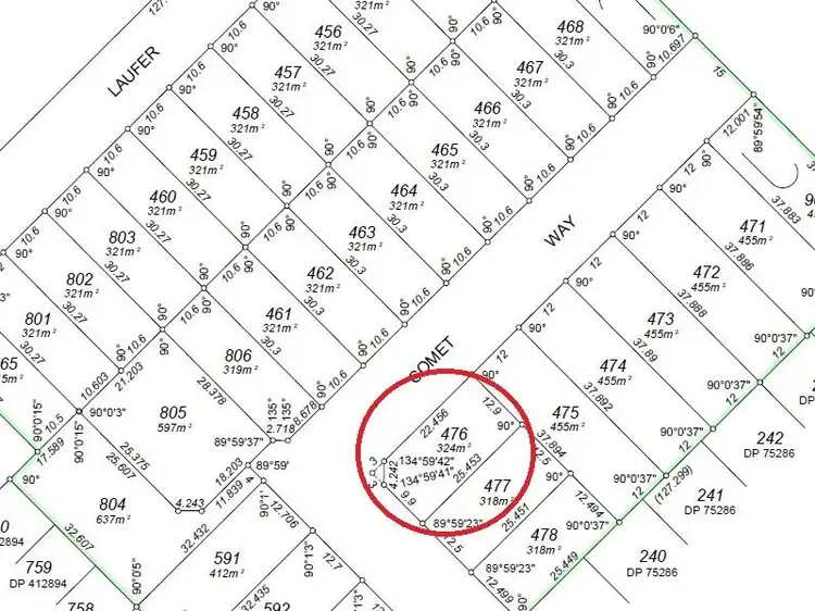 Second view of Homely land listing, Lot 476, Comet Way, Hilbert WA 6112