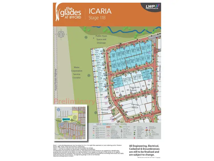 Main view of Homely land listing, Lot 2205, Carinata Crescent, Byford WA 6122