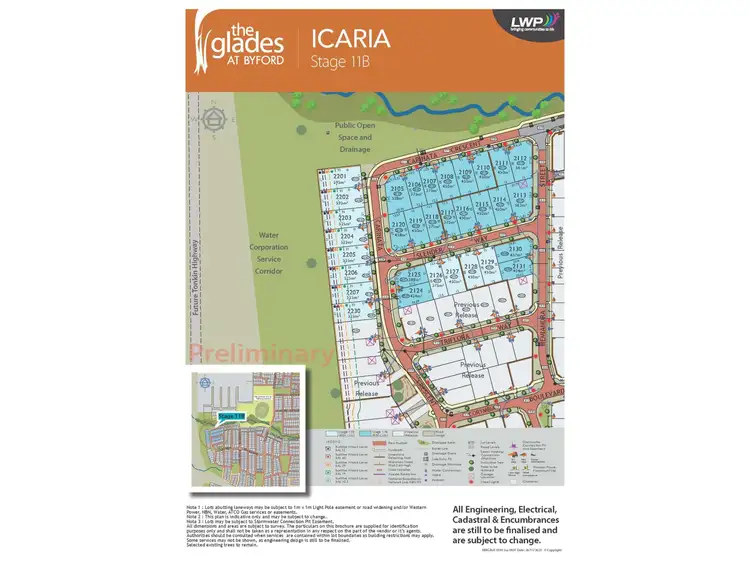 Main view of Homely land listing, Lot 2125, Carinata Crescent, Byford WA 6122