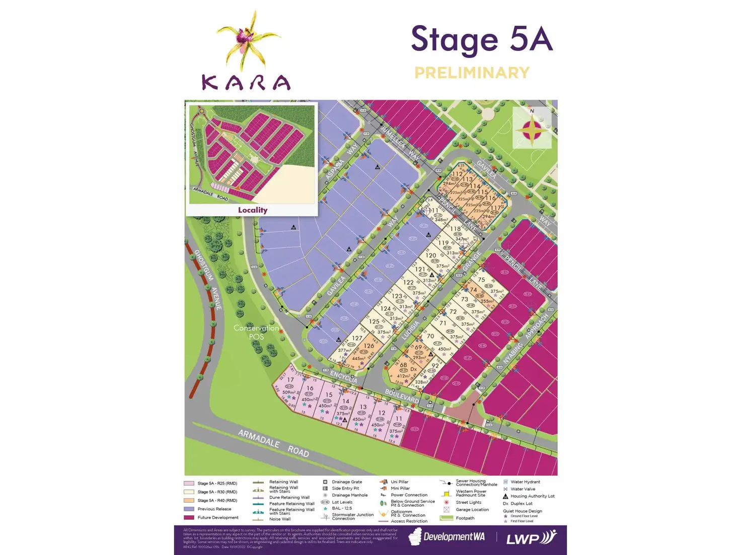 Main view of Homely land listing, Lot 111, Gavilea Way, Treeby WA 6164