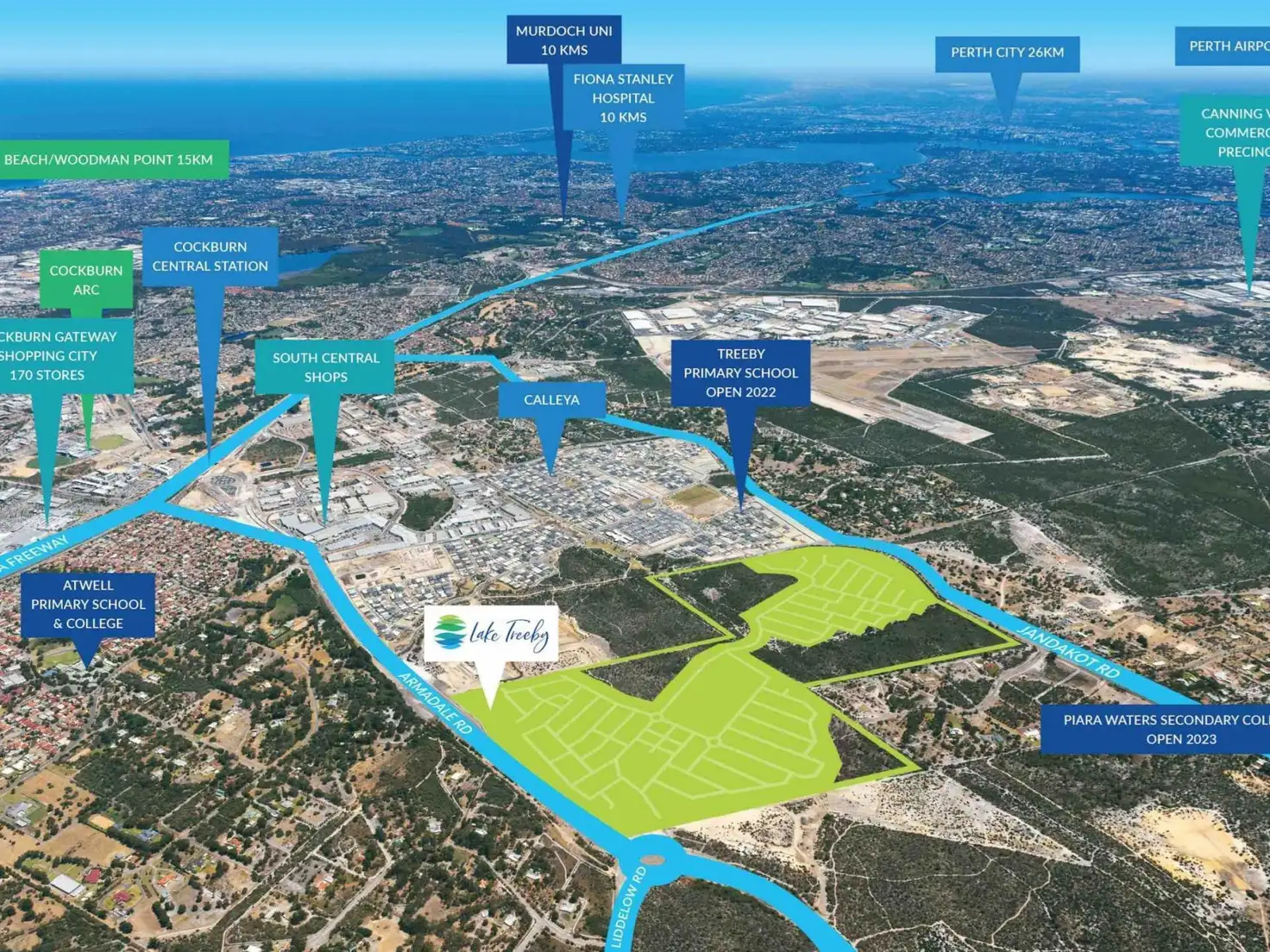 Main view of Homely land listing, Lot 642, Everwell Way, Treeby WA 6164