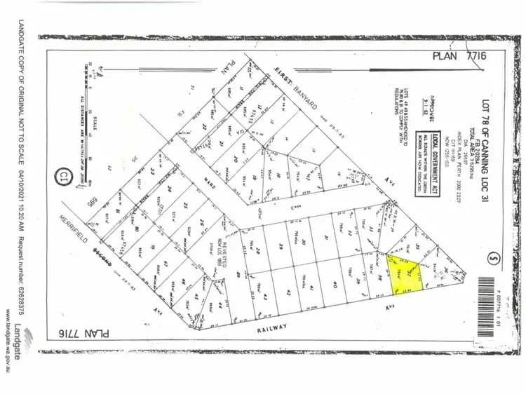 Third view of Homely land listing, 17 Railway Avenue, Kelmscott WA 6111