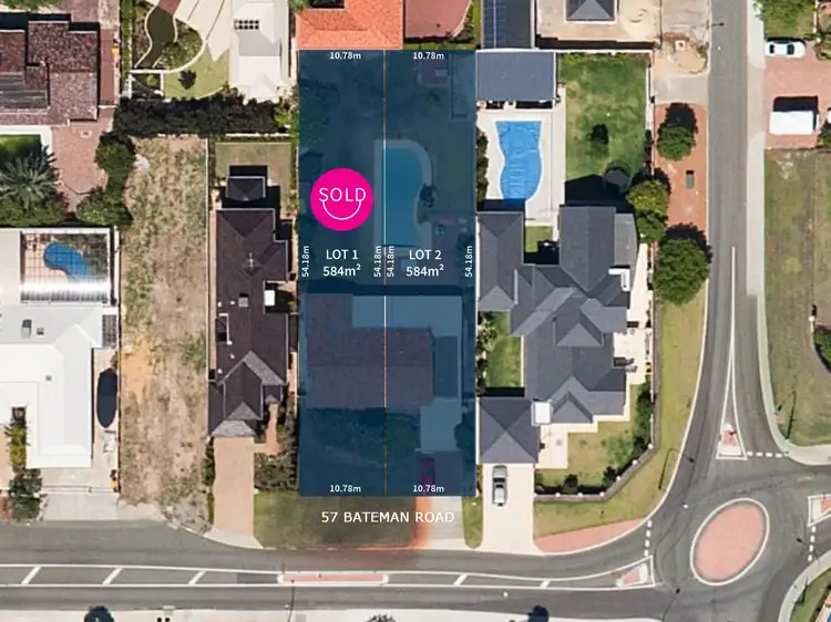Lot 2 of 57 Bateman Road, Mount Pleasant WA 6153