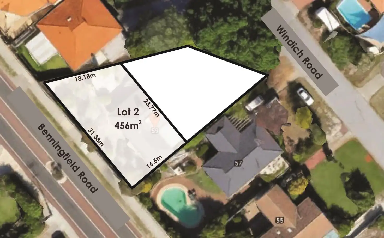 Main view of Homely land listing, 2/59 Windich Road, Bull Creek WA 6149