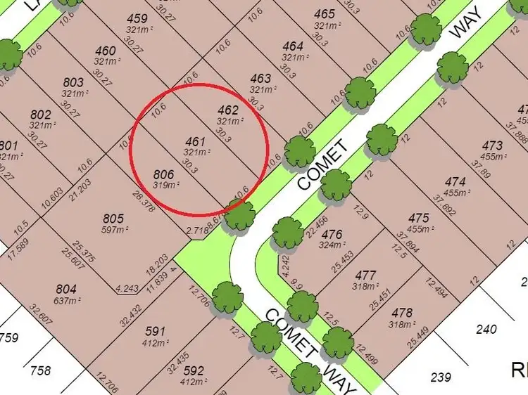 Second view of Homely land listing, Lot 461, Comet Way, Hilbert WA 6112