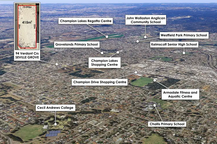 Second view of Homely land listing, 94 Verdant Crescent, Seville Grove WA 6112