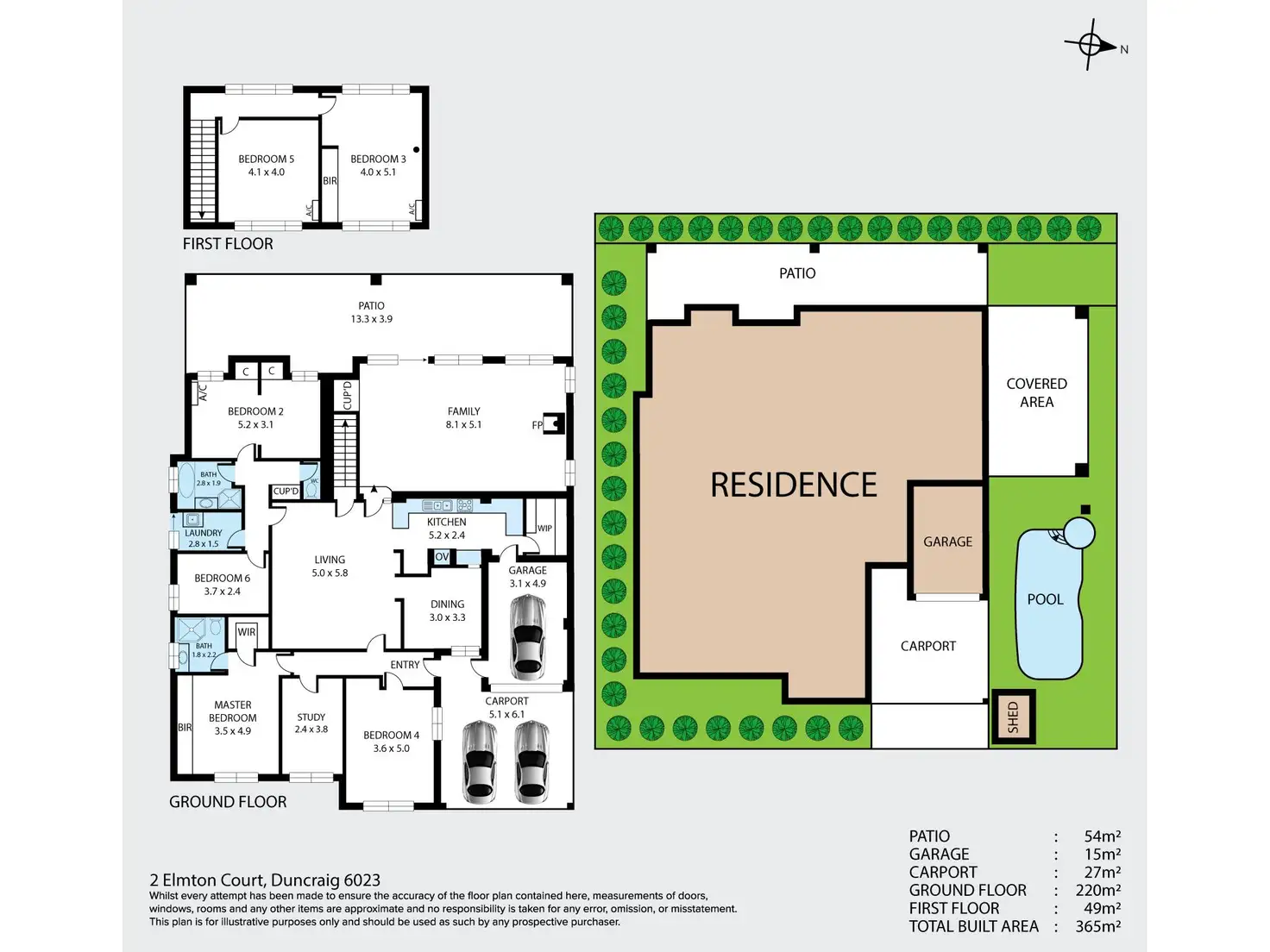 Main view of Homely house listing, 2 Elmton Court, Duncraig WA 6023