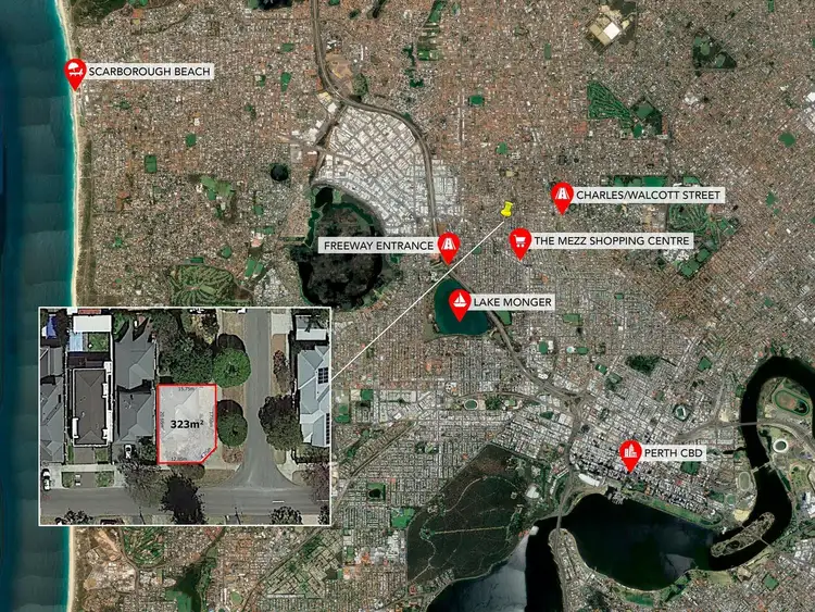 Second view of Homely land listing, 145 Matlock Street, (Cnr Bondi), Mount Hawthorn WA 6016