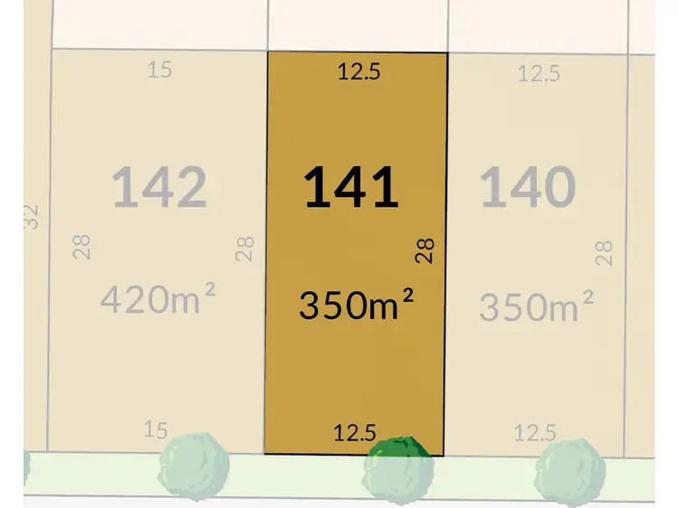 Main view of Homely land listing, Lot 141, Couloir Street, Treeby WA 6164