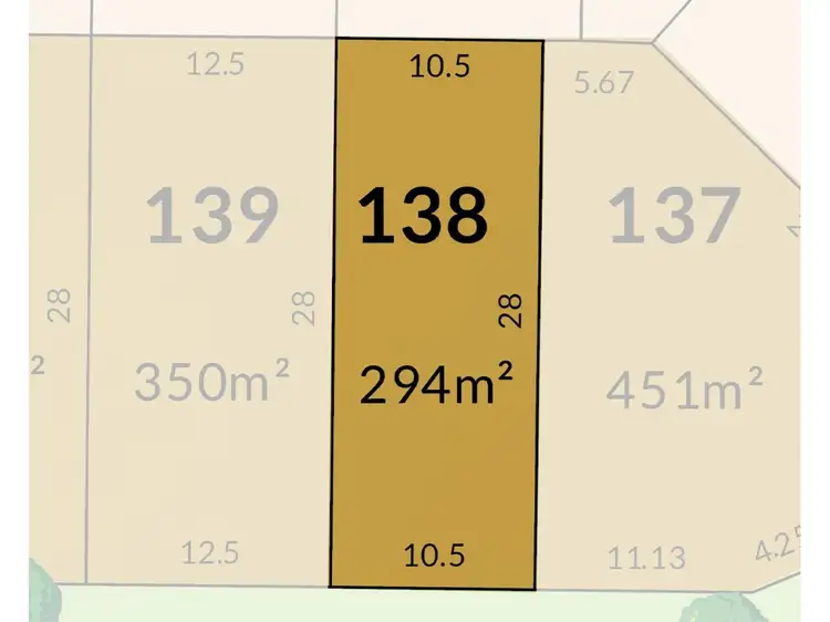 Main view of Homely land listing, Lot 138, Couloir Street, Treeby WA 6164