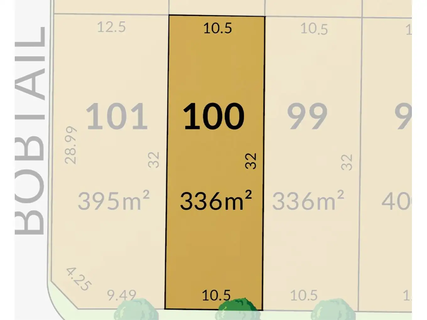 Main view of Homely land listing, Lot 100, Cherry Drive, Treeby WA 6164