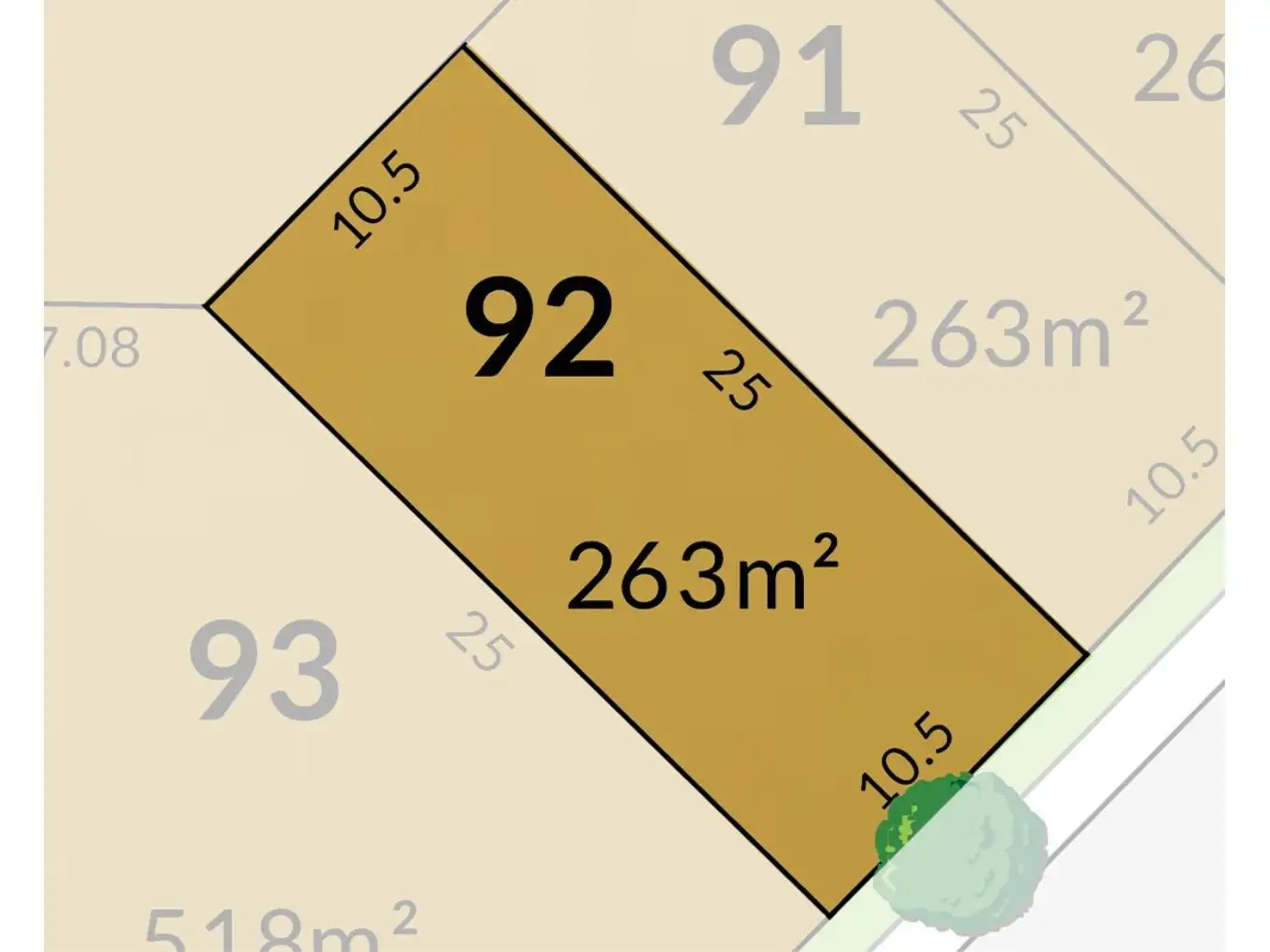 Main view of Homely land listing, Lot 92, Cherry Drive, Treeby WA 6164