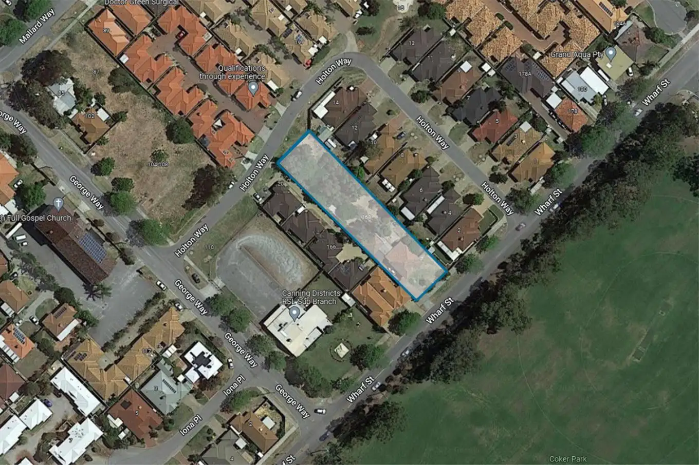 Main view of Homely land listing, 168 Wharf Street, Cannington WA 6107