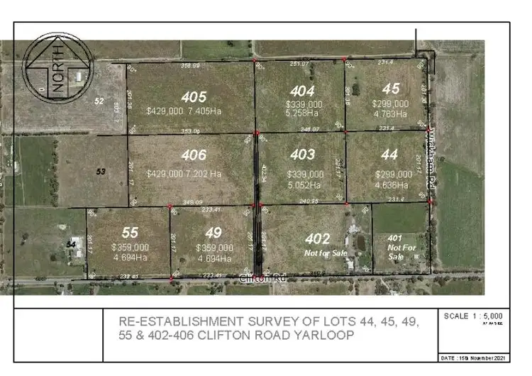 Main view of Homely land listing, Lot 405 Clifton Rd, Yarloop WA 6218