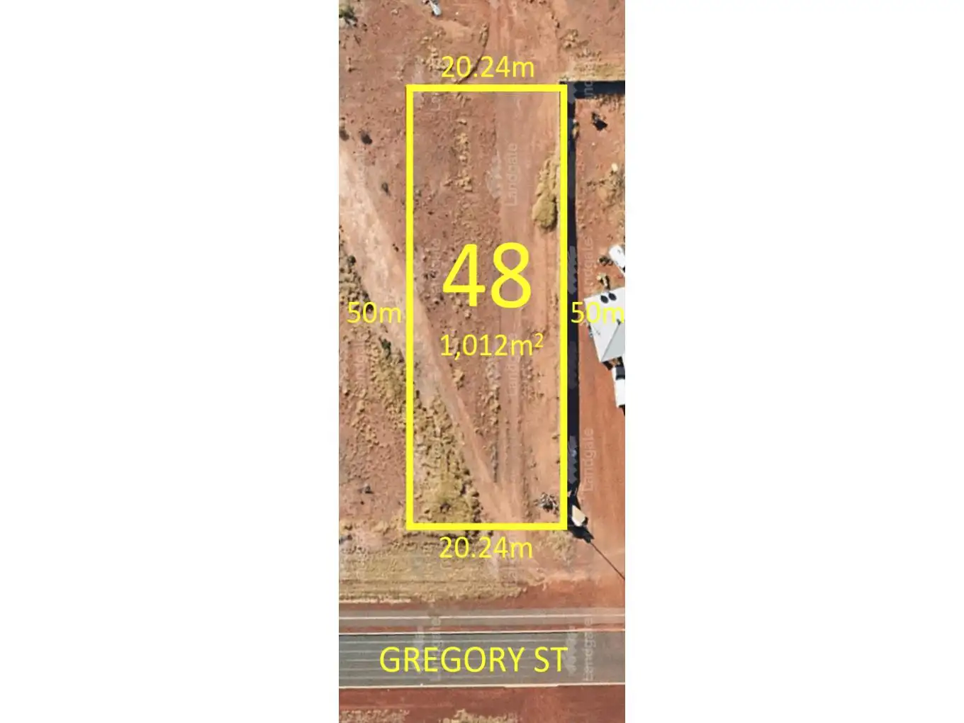 Main view of Homely land listing, 48 Gregory Street, Menzies WA 6436