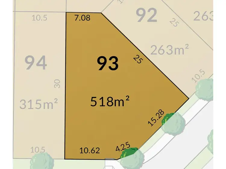 Main view of Homely land listing, Lot 93, Cherry Drive, Treeby WA 6164